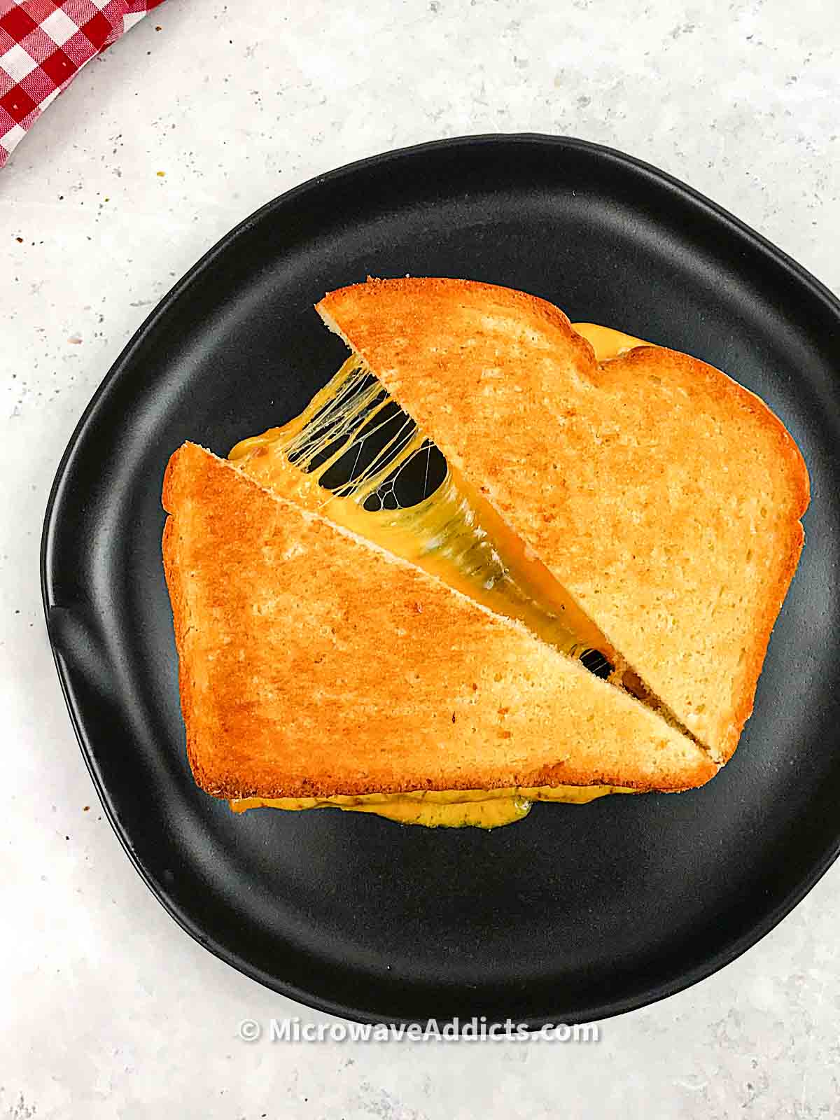 Microwave Crispy Grilled Cheese Sandwich (Legit Magic) - Dorm Room